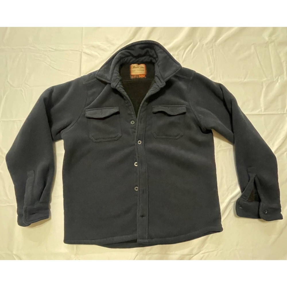 Hawke & Co. Outfitter Sherpa-Lined Shirt Jacket – Blue Size Medium